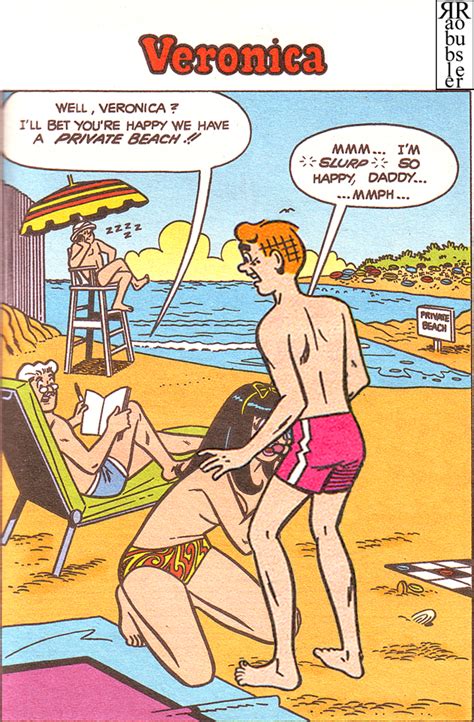 Rule 34 Archie Andrews Archie Comics Beach Black Hair Fellatio Hair