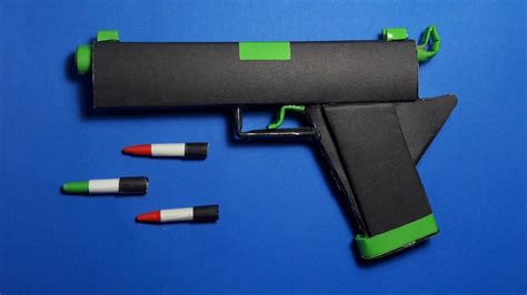 How To Make A Paper Gun That Shoots Paper Bullets