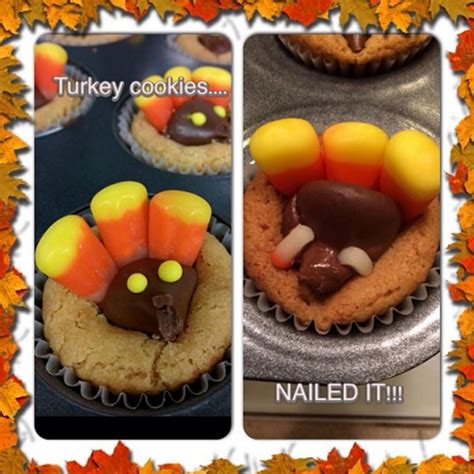 13 hilarious thanksgiving fails to be thankful for turkey cookies thanksgiving food