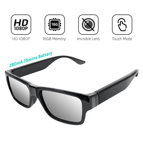 Touch Spy Glasses With Hd Camera P P Live Video Wifi Cool Mania