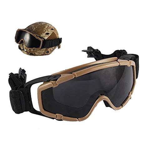 Tb Fma Helmet Goggles Airsoft Tactical Ballistic Anti Fog Goggles