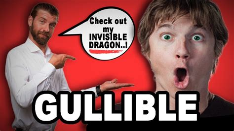 Learn English Words Gullible Meaning Vocabulary With Pictures And
