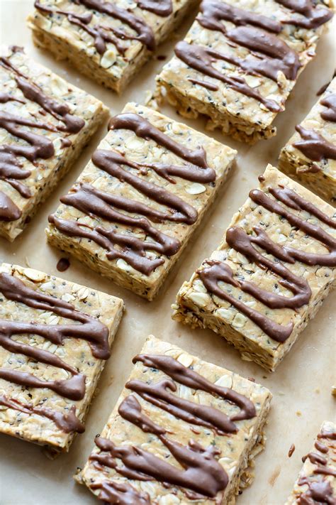No Bake Peanut Butter Protein Oat Bars Gf Recipe Healthy Protein