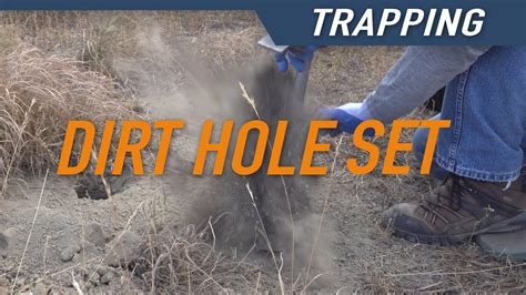 How To Make A Dirt Hole Set Hunters Connect Youtube