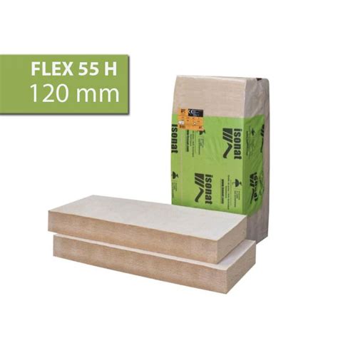ISONAT FLEX55 PLUS L58 Panneau fibre de bois 120mm format : 580x1220 au ...