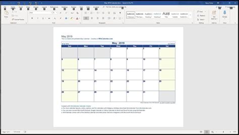 Windows 7 Word Calendar Templates Free Calendar Template Calendar