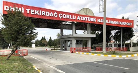 Çorlu Atatürk Havalimanı uluslararası daimi hava hudut kapısı ilan