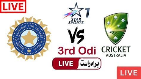 Star Sports 1 Live Cricket Match Today Online India Vs Australia 3rd