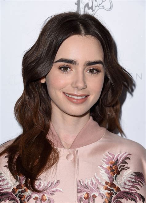 Lily Collins At Stella Mccartney Autumn 2016 Presentation In Hollywood