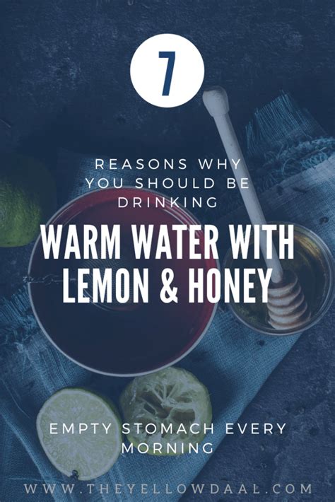 7 benefits of drinking warm water with lemon and honey theyellowdaal lemon honey water