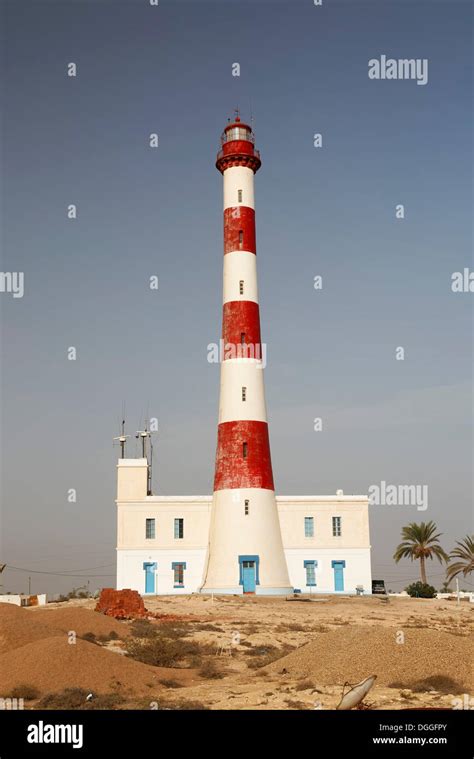 Lighthouse In Midoun Djerba Island Tunisia Maghreb North Africa