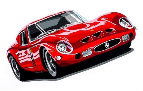Ferrari 250 Gto Art Print Simply Petrol