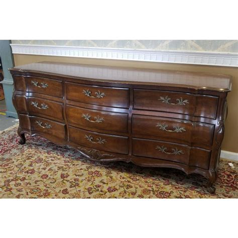 Buy pine bedroom furniture and get the best deals at the lowest prices on ebay! French Provincial Fruitwood 9 drawer Bedroom Dresser By ...