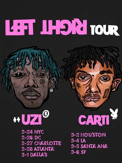 Playboi Carti And Lil Uzi Vert Announce Left Right Tour Daily Chiefers