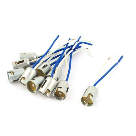 10 Pcs Car Bulb Socket Extension Holder Wire Harness 1156 1141 Ba15s