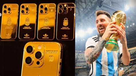 Watch Argentina Captain Lionel Messi Order 35 Gold Plated Iphones For