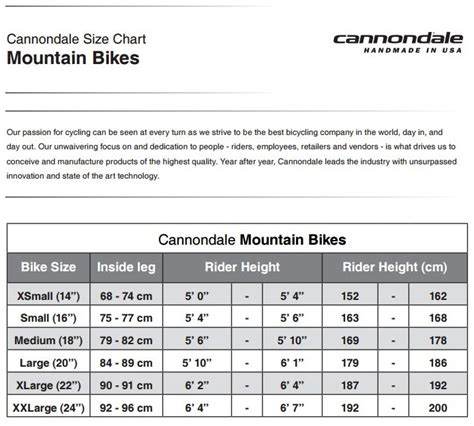 Cannondale Size Calculator Size Chart Fuji Road Bikes Ive Tested
