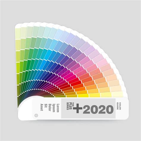 Illustration Of Rgb Colors Palette Guide For Graphic And Web Design