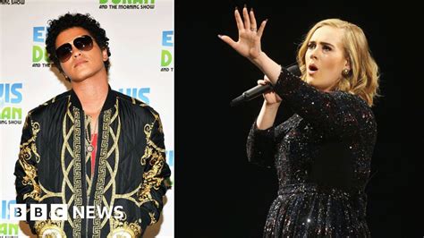 Music News Live Bruno Mars On Diva Adele Bbc News