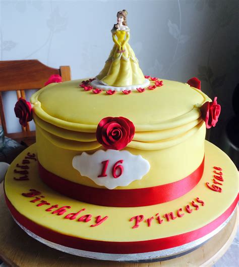 Simple Birthday Cake Beauty And The Beast Cake Be Our Guest Beauty