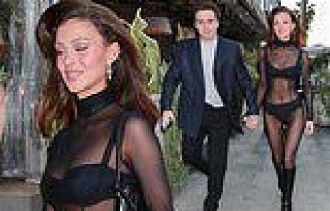 Nicola Peltz Makes Jaws Drop In A See Through Catsuit For Date Night In