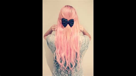 How To Get Pastel Pink Hair Youtube