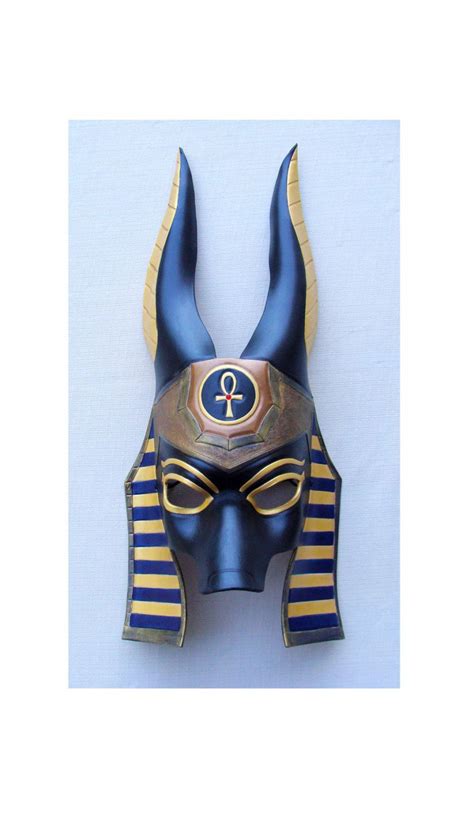 Made To Order Egyptian Jackal Anubis Leather Mask Underworld Etsy Egyptian Jackal Anubis