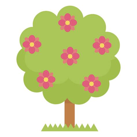 Cute Tree Flowers Png And Svg Design For T Shirts