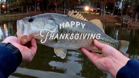 Thanksgiving Day Bass Fishing Youtube