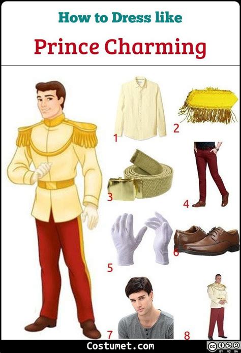 Prince Charming Cinderella Costume For Cosplay And Halloween