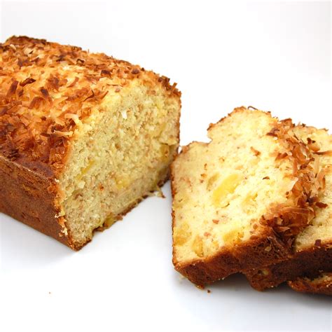 Coconut Pineapple Bread Loaf Cake And Coconut