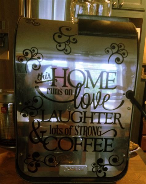 Starbucks Barista Espresso Machine Using Silhouette Cameo And Vinyl