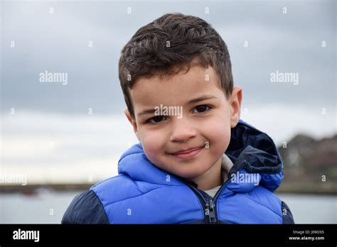Boy With Dark Brown Hair Hi Res Stock Photography And Images Alamy