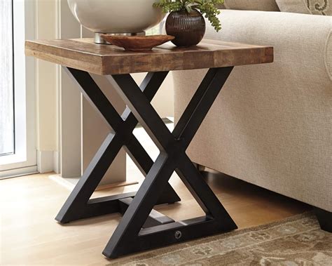 Trendy End Table With Modern Industrial Style Home Furniture Ideas