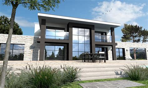 Maybe you would like to learn more about one of these? Maison design habillage pierre Vertou - Depreux Construction