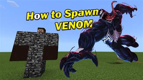 How To Spawn Venom Minecraft Pe Youtube