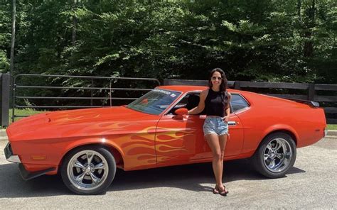 Emily Compagno Ford Mustang Hot Rod
