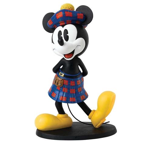 Scottish Mickey Mouse Statement Figurine A27543