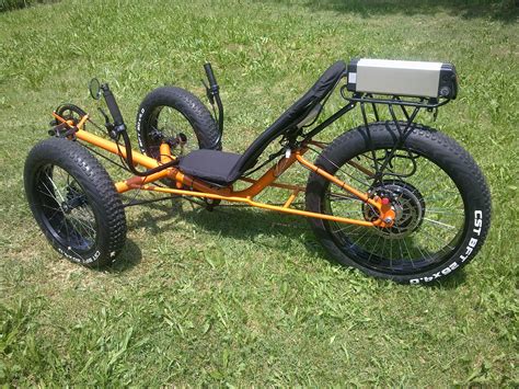 Fat Trike Electric Bicycle Camping Trike Bicycle Recumbent Bicycle