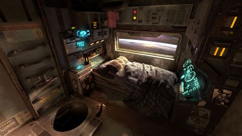 Sci Fi Bedroom Concept Art