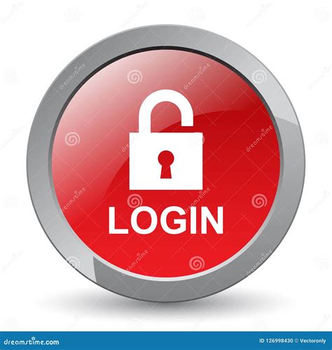 Login Icon Button Stock Illustration Illustration Of Buttons 126998430