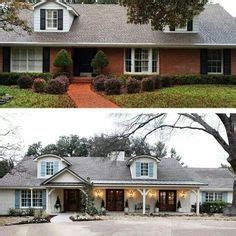 Looking to add drama to your home, this modern farmhouse paint color is truly a hit. 42 Best Exterior transformation of brick homes images in ...