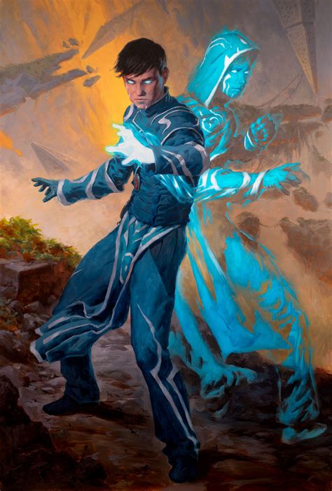 Mtg Art Jace Mirror Mage From Zendikar Rising Set By