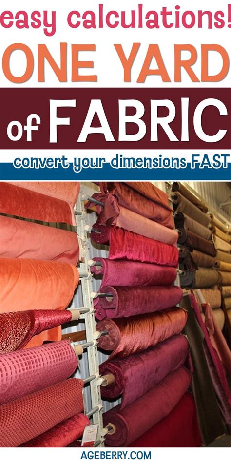 How Big Is A Yard Of Fabric Plus Yardage Conversion Chart Easy Sewing