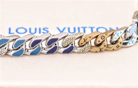 Louis Vuitton Chain Links Patches Braceletlouis Vuitton Jewelry