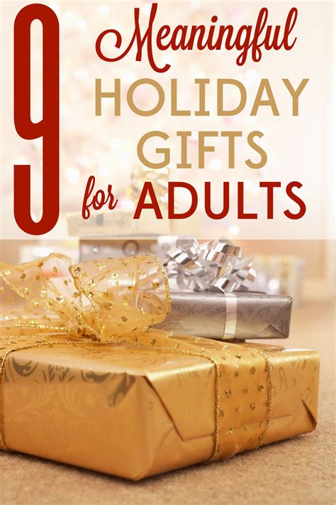 However, there are some good gifts for children and adults with specific needs. 9 Unique and Meaningful Holiday Gifts for Adults ...