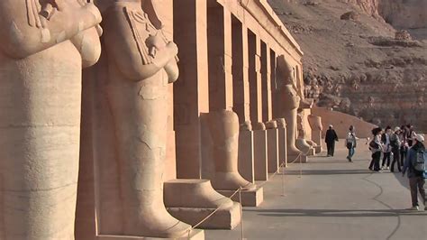 Visitors Fascinated By Temple Of Hatshepsut The First Female Pharaoh Of Ancient Egypt