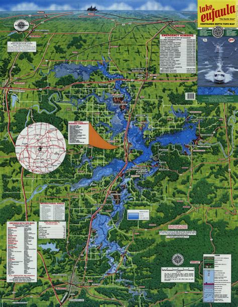 Map Of Lake Eufaula Oklahoma Maps Catalog Online