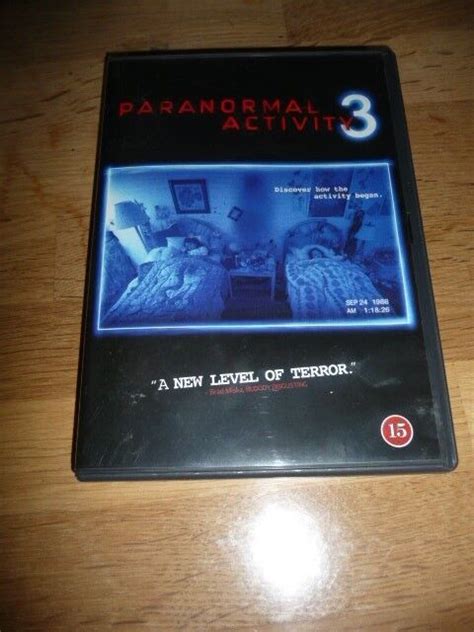 Paranormal Activity 3 Dvd Gyser Dbadk Køb Og Salg Af Nyt Og Brugt