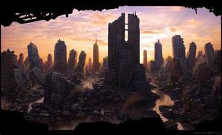 Image result for images of ruined city